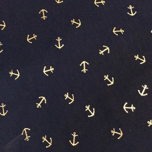 Navy/Gold Anchor shirt